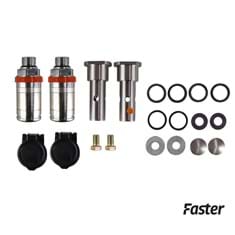 Faster Hydraulic Coupler Kit for John Deere 20, 30, 40 Series, Push-Pull Coupler
