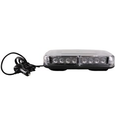 Low Profile Amber LED Warning Light, 8 Flash Patterns