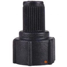 Back Seat Fittings Replacement Cap, Black