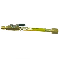 Manual Shut Off Valve, R134A, Yellow Hose