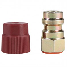 1/4" to R134A Adapter, High Side, Straight