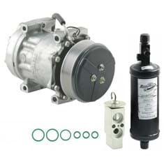 Compressor, Drier & Valve Kit, w/ 6 Groove Clutch