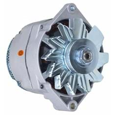 Alternator - New, 12V, 105A, 10SI, Aftermarket Delco Remy