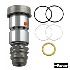 Parker Hydraulic Breakaway Cartridge, Female, w/ O-Ring Seal Kit, Genuine OEM Style