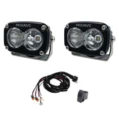 2&quot; x 3&quot; Mojave Series LED Racing Light Kit, 2 pk w/ Wiring Harness