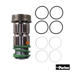 Parker Hydraulic Breakaway Cartridge Kit, w/ Casting Seal Kit, Female, Genuine OEM Style