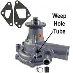 Water Pump w/ Hub & Mounting Gaskets - New