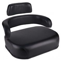 Cushion Set, Black Vinyl - (3 pc.)