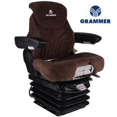 Grammer MSG95G/741 Mid Back Seat, Brown Fabric w/ Air Suspension