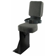 Side Kick Seat, Gray Fabric, for Case IH 7100, 7200 & 8900 Series