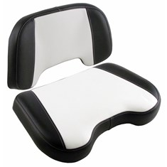 Cushion Set, Black & White Vinyl - (2 pc.)